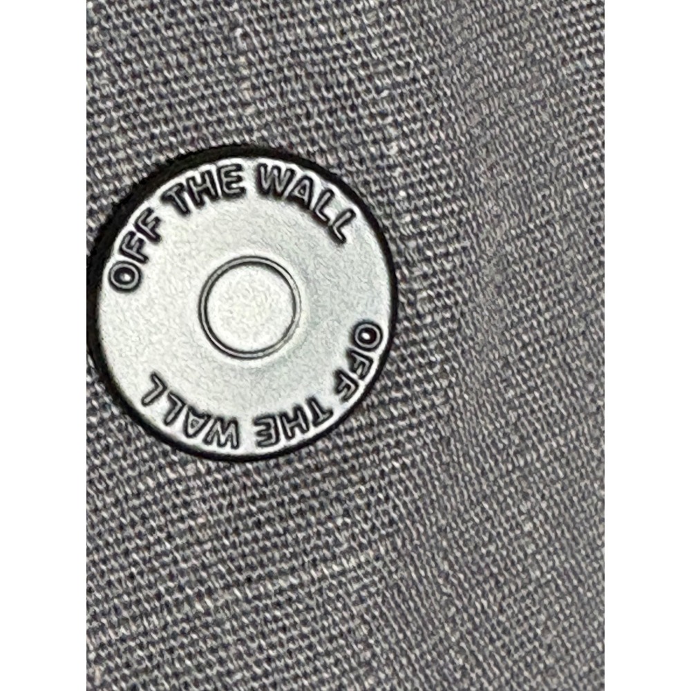 Vans Off The Wall Ripstop Field Jacket Mens Medium Grey Invisible Stowaway Hood - Picture 3 of 15